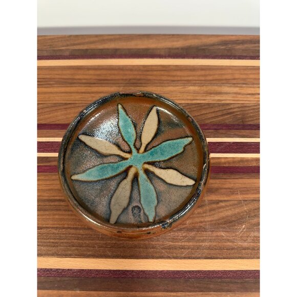 VTG Japanese Mashiko dish with Kaki glaze. - Picture 1 of 6